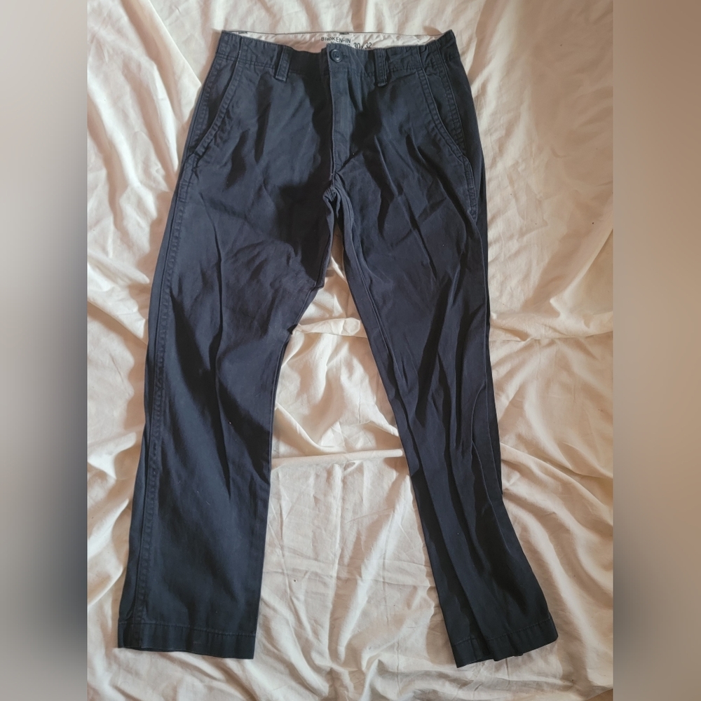 Men's navy khakis